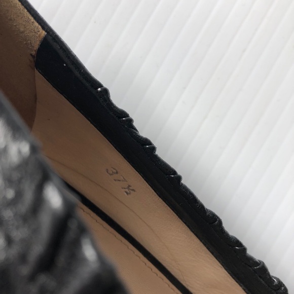 Prada Leather Black heels pumps 37.5 - Picture 5 of 8